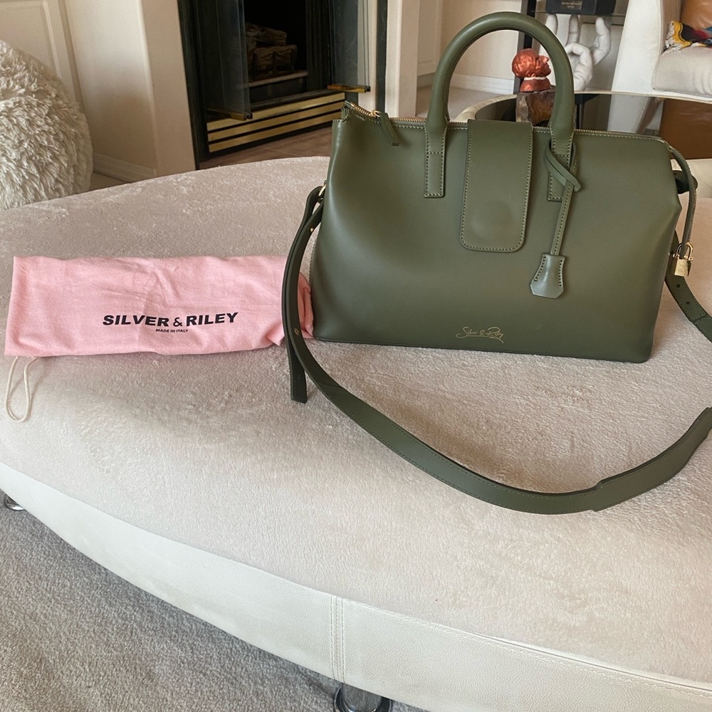 Silver & Riley CONVERTIBLE EXECUTIVE LEATHER BAG - Picture 2 of 11
